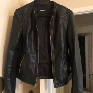 Express leather jacket